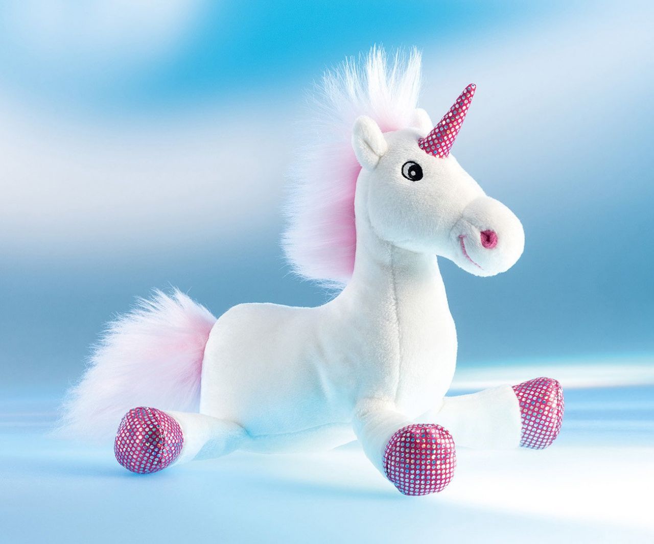 Schaffer plush toy unicorn shiny, 38 cm