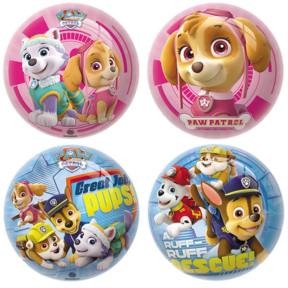 Balle Paw Patrol, 14 cm, assortie