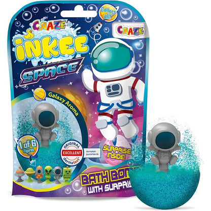 Bombe de bain Craze Inkee Surprise Space, 1 pièce, assortie