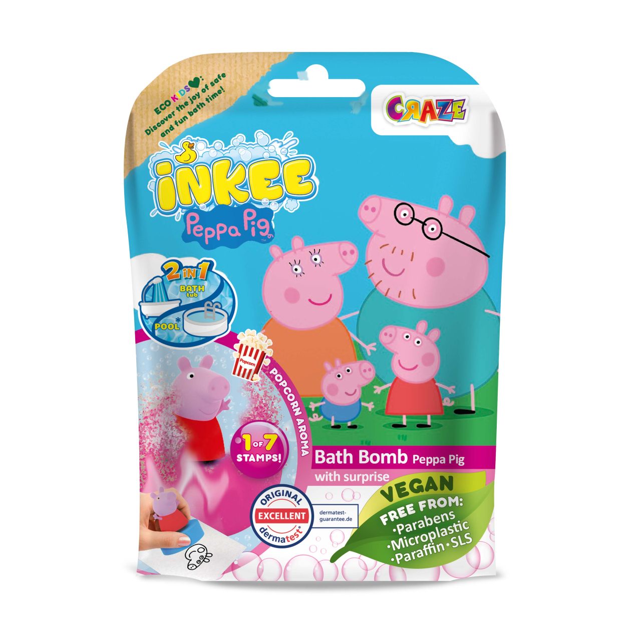 Bombe de bain surprise Craze Inkee Peppa Pig