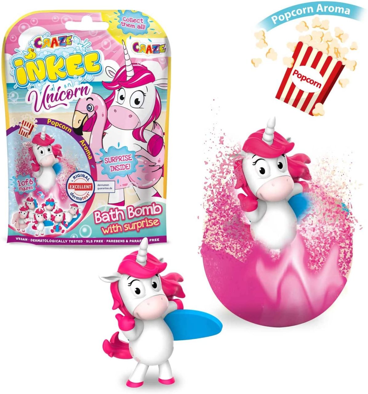 Craze Inkee Unicorn Beach Bath Bombs