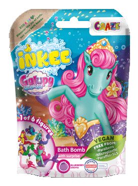 Craze Inkee Bath Bombs Galupy Mermaid