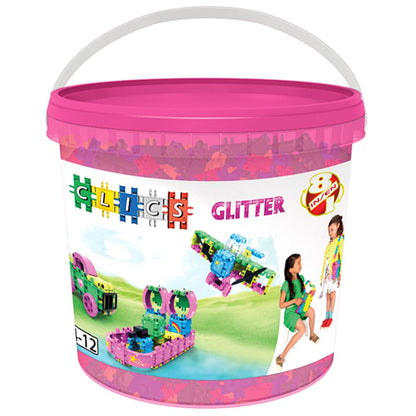 Clics Box Glitter 8 in 1, 133 pieces