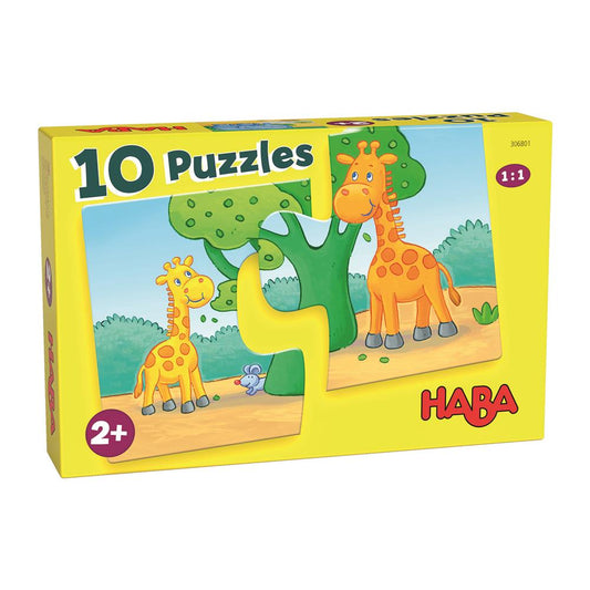 Haba 10 Puzzles – Wild Animals