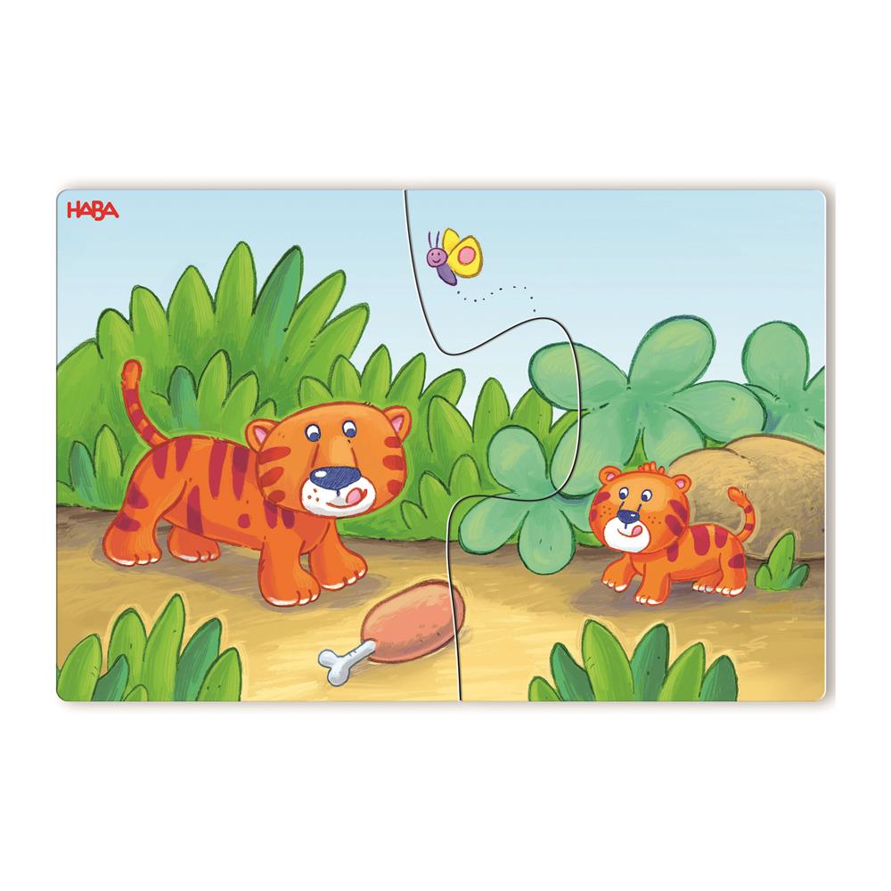 Haba 10 Puzzles – Animaux sauvages