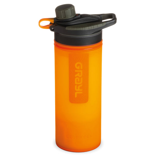 Bouteille purificatrice Grayl Geopress, orange