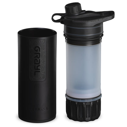 Grayl Geopress Purifier Bottle Covert Black