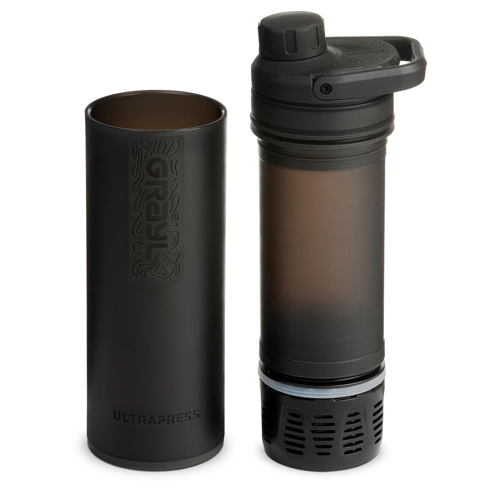 Grayl Ultrapress Purifier Bottle, Black