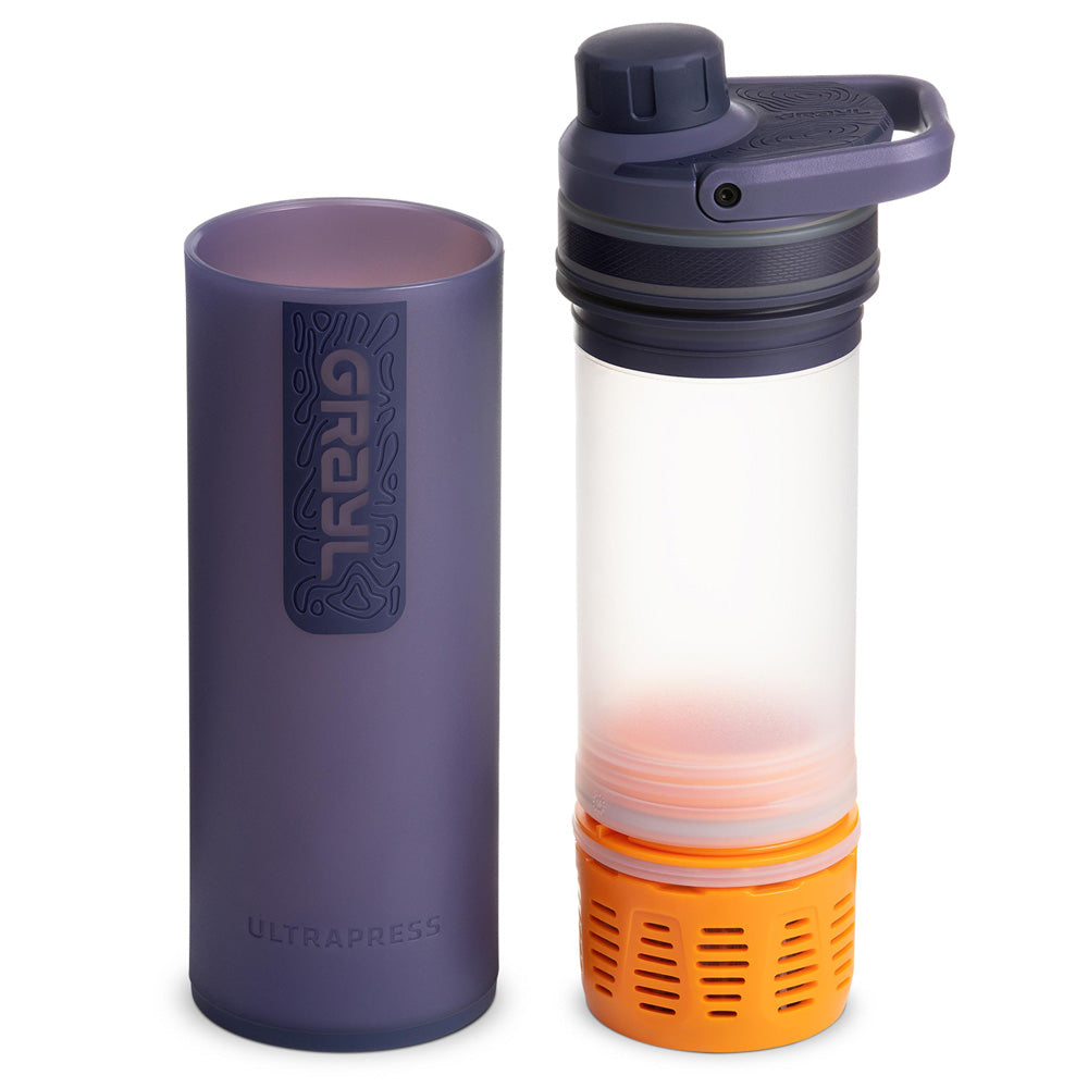 Grayl Ultrapress Purifier Bottle, Midnight Granite