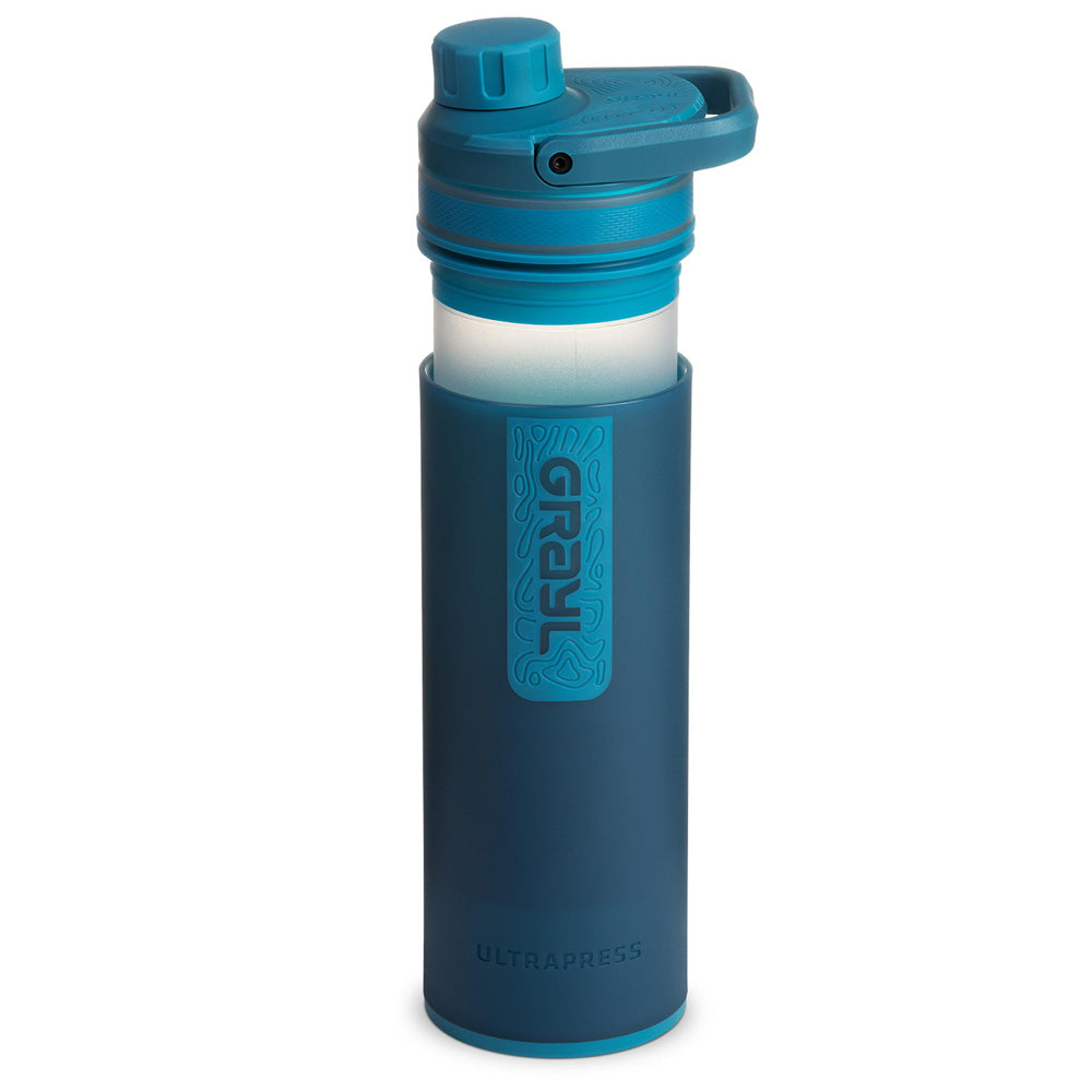 Grayl Ultrapress Purifier Bottle, Forest Blue