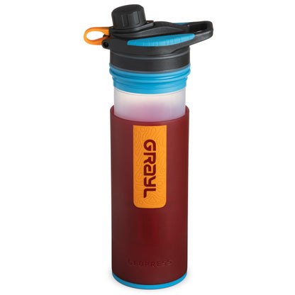 Grayl Geopress Purifier Bottle, Wanderer Red