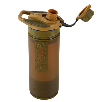 Grayl Geopress Purifier Bottle, Coyote Brown