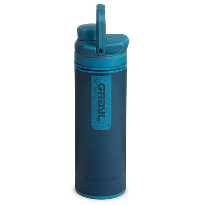 Grayl Ultrapress Purifier Bottle, Forest Blue