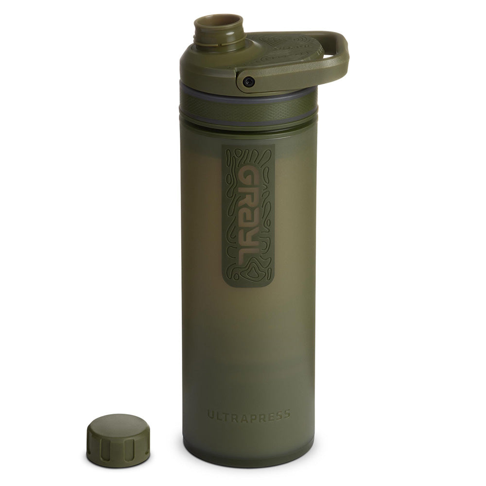 Grayl Ultrapress Purifier Bottle, Olive Drab