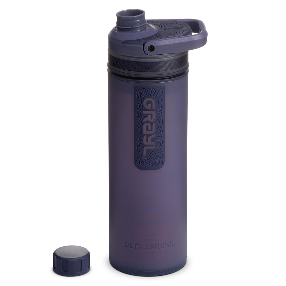 Grayl Ultrapress Purifier Bottle, Midnight Granite