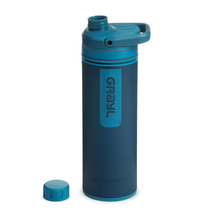 Grayl Ultrapress Purifier Bottle, Forest Blue