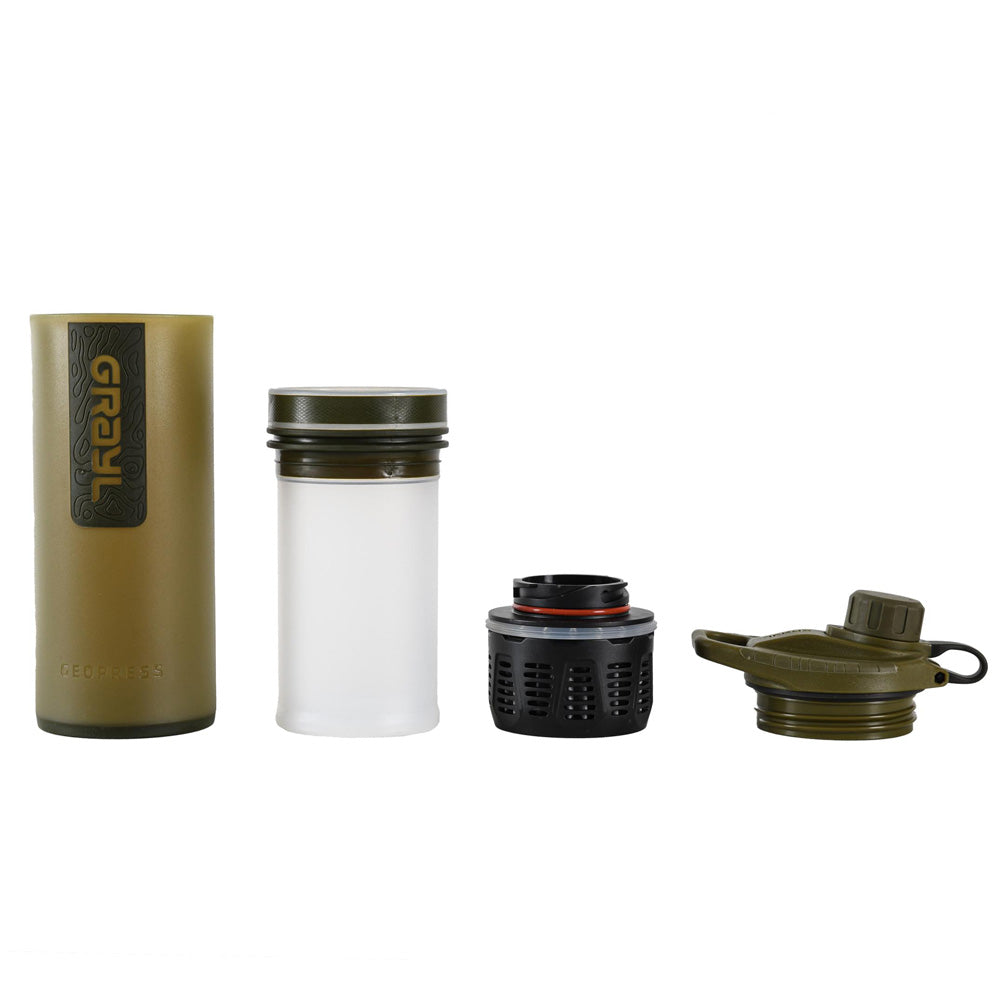 Grayl Geopress Purifier Bottle, Olive Drab