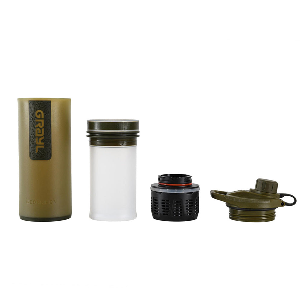 Grayl Geopress Purifier Bottle, Oasis Green