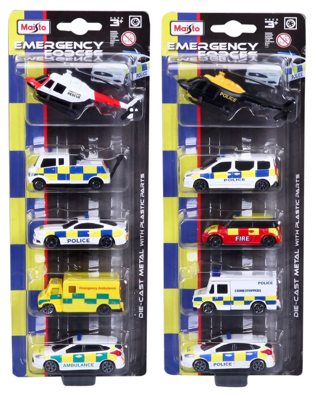 Maisto Emergency Force 5er Packung, 1 Stk, assortiert