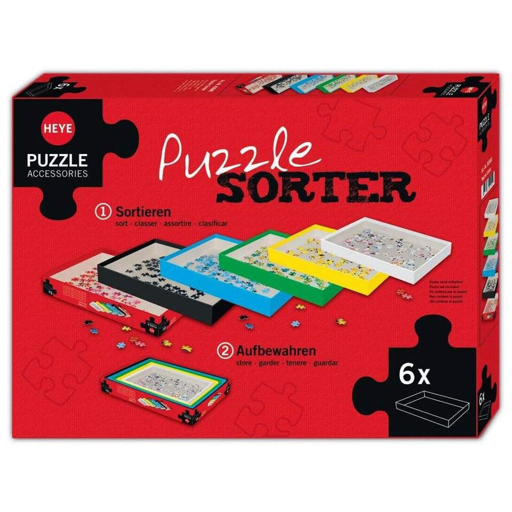 Heye Puzzle Puzzle Sorter avec 6 boîtes de tri