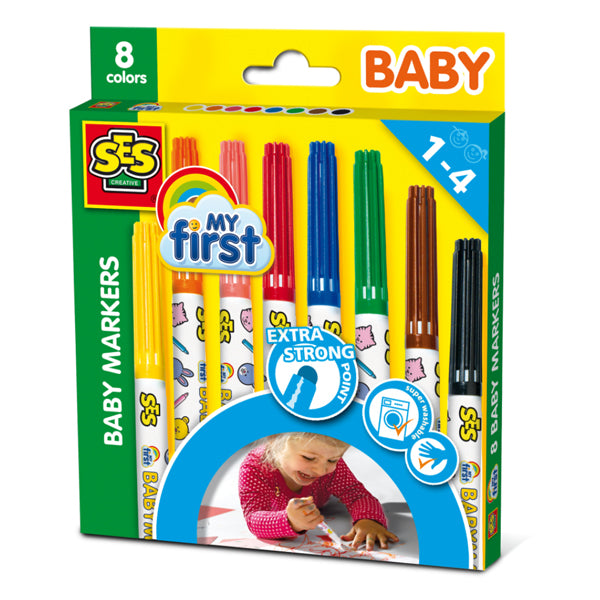 SES Baby Markers 8 pieces