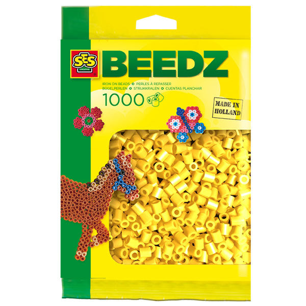 SES iron-on beads refill pack, 1000 pieces, yellow