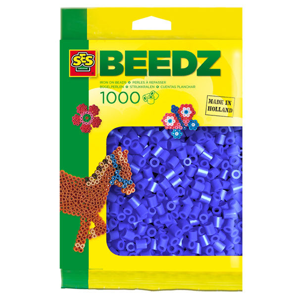 SES iron-on beads refill pack, 1000 pieces, dark blue