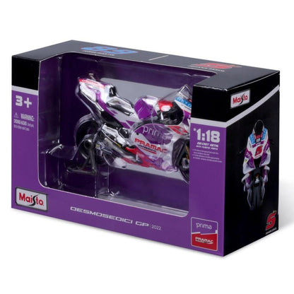 Maisto Motorrad Modell Moto GP Motorrad #5 Zarco 2022, 1:18