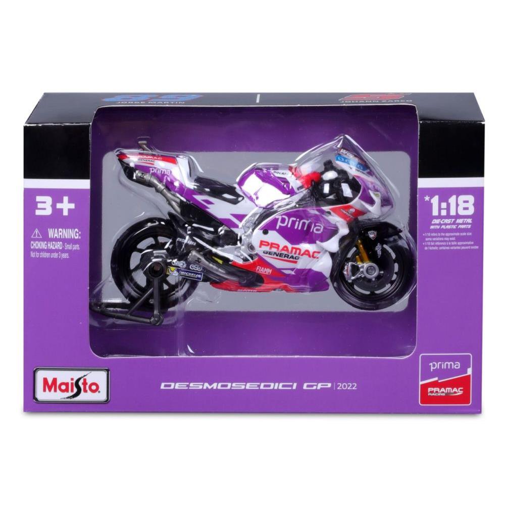 Maisto Motorrad Modell Moto GP Motorrad #89 Jorge Martin 2022, 1:18