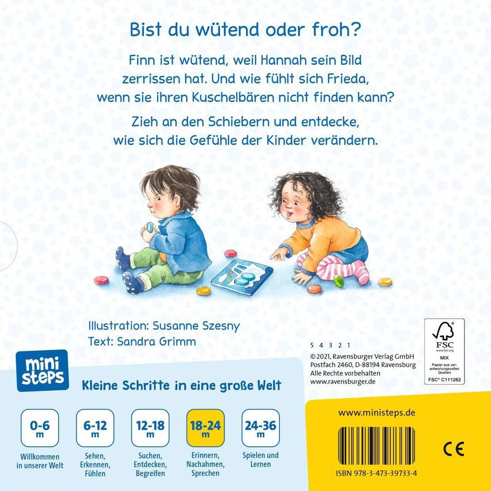 Ravensburger ministeps: Glücklich, traurig, wütend, froh