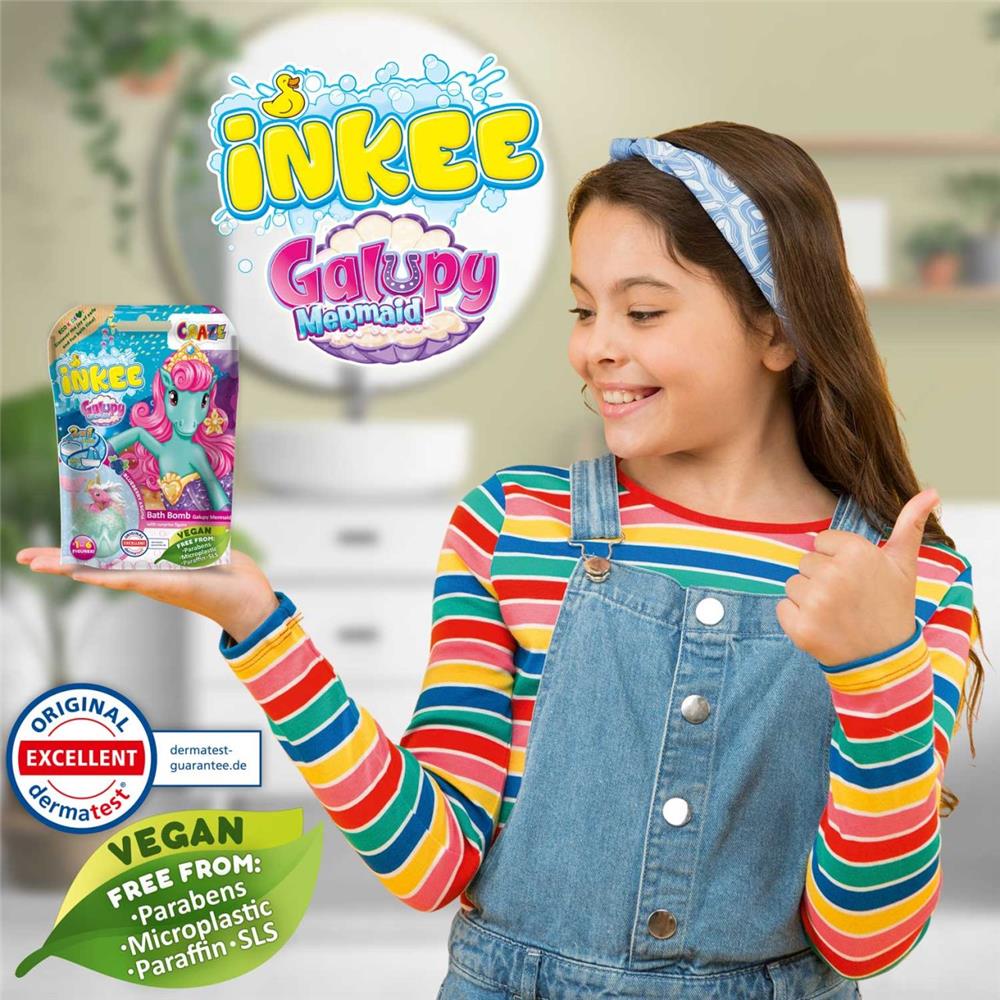 Craze Inkee Überschungsbadekugeln Galupy Mermaid