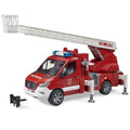 Bruder Mercedes Benz Sprinter Feuerwehr mit Drehleiter, Pumpe & Light & Sound Modul – Produktbild 1