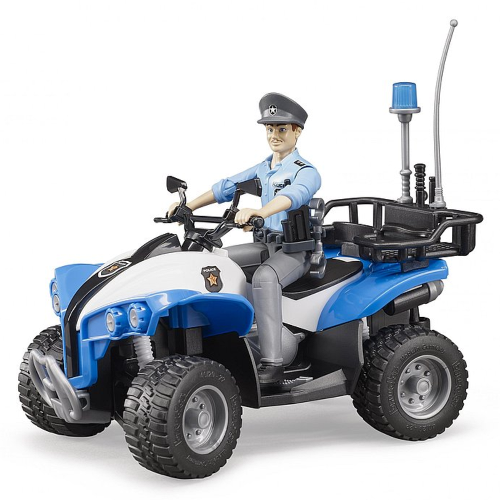 Bruder police quad with policewoman