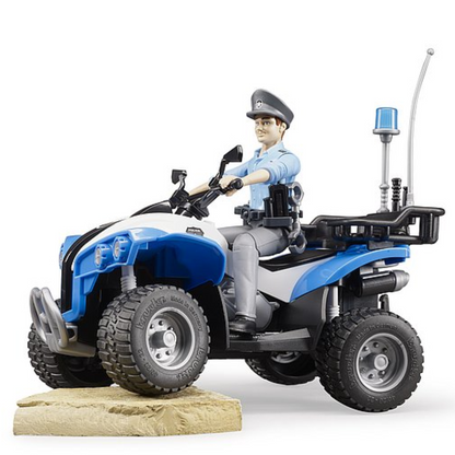 Bruder police quad with policewoman