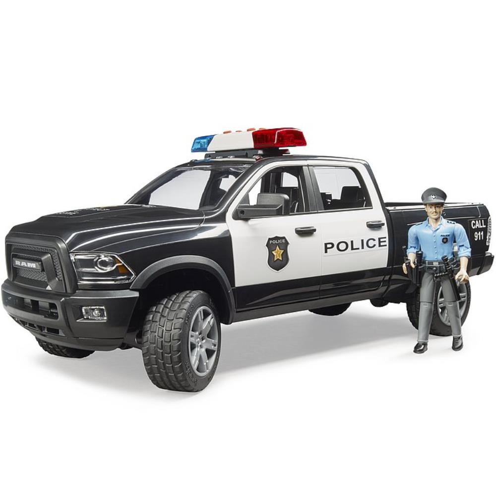 Bruder RAM 2500 Police Pickup with Policeman