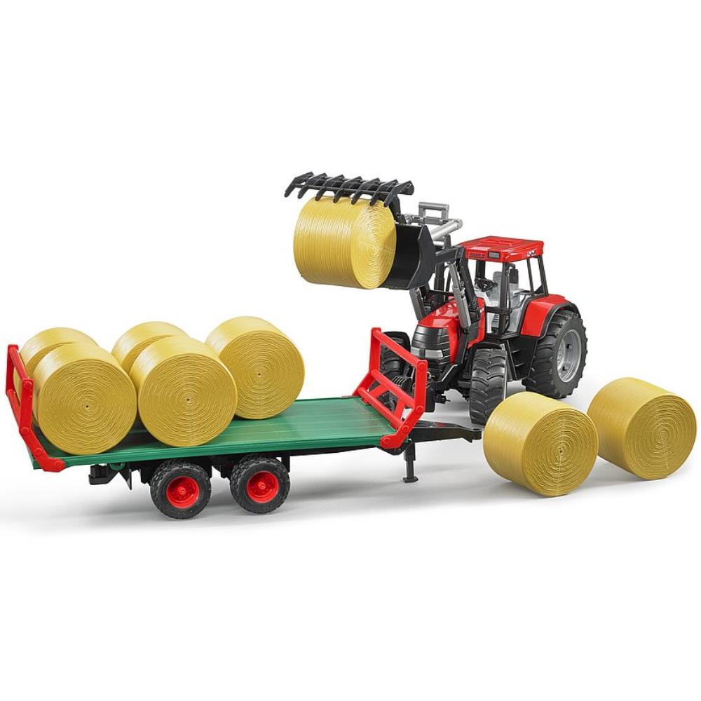 Bruder Ballentransportanhänger mit 8 Rundballen