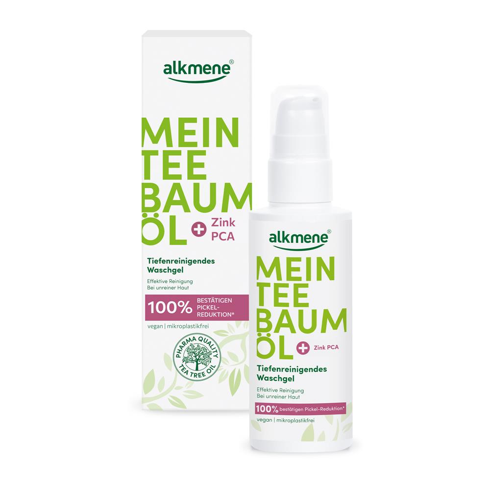 alkmene Mein Teebaumöl Tiefenreinigendes Waschgel, 150 ml