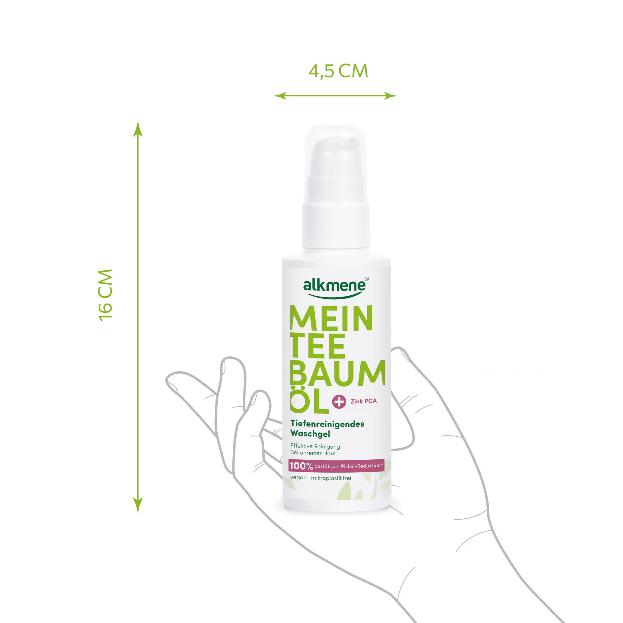 alkmene Mein Teebaumöl Tiefenreinigendes Waschgel, 150 ml