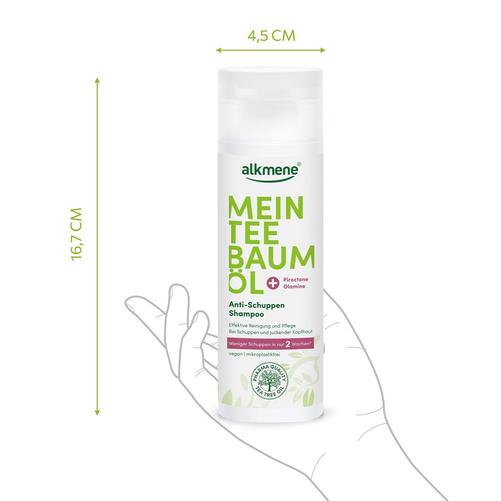 alkmene Mein Teebaumöl Anti-Schuppen Shampoo, 200 ml