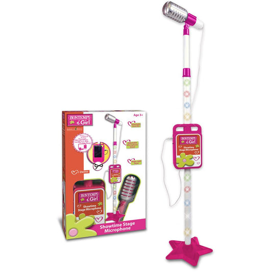 Bontempi stand microphone, pink