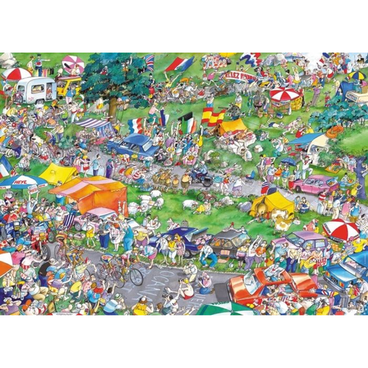 Heye Puzzle Cycle Race Triangular 1000 pieces