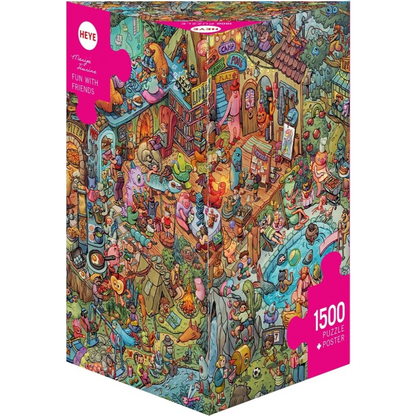 Heye Puzzle Fun With Friends Triangular 1500 pieces