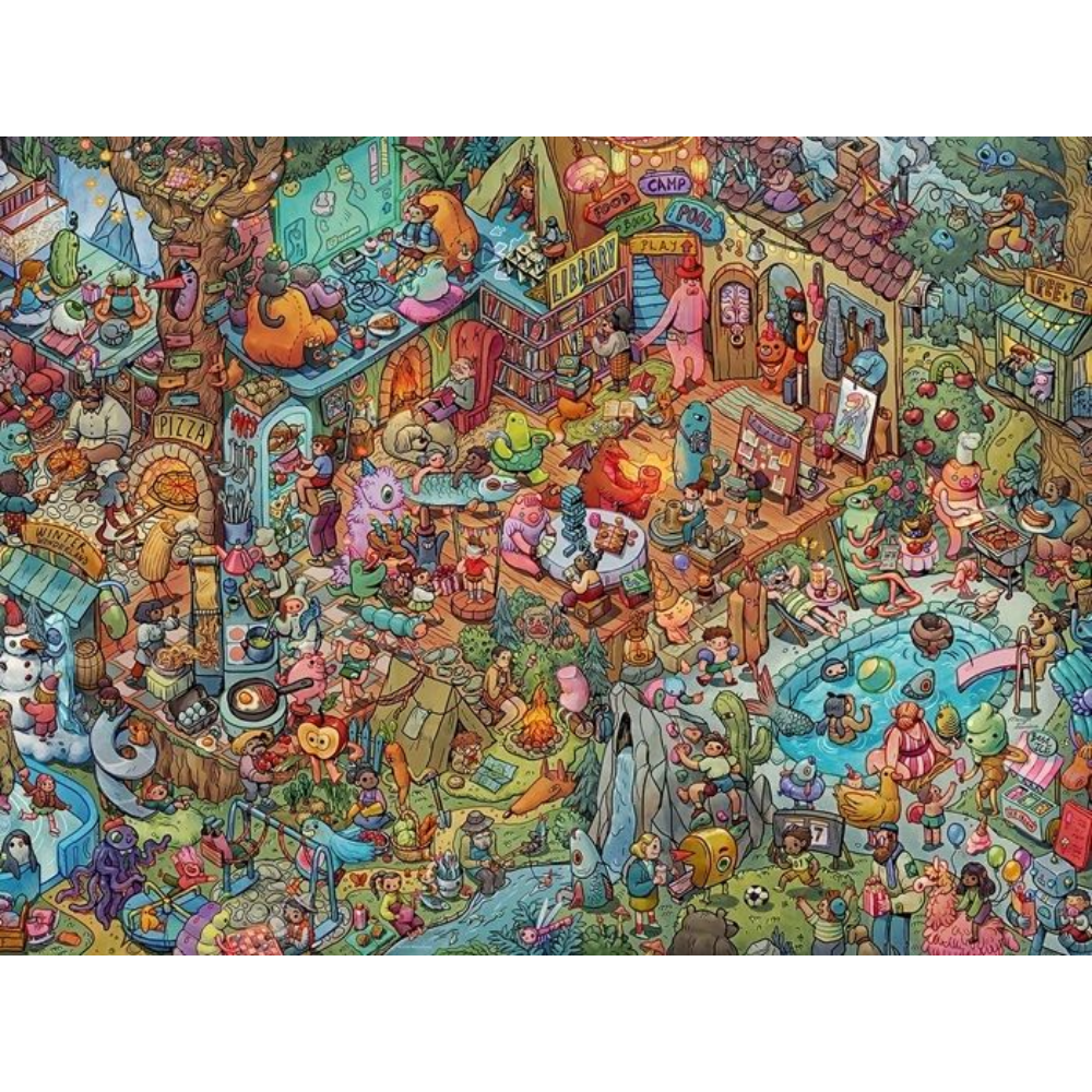 Heye Puzzle Fun With Friends Triangular 1500 pieces