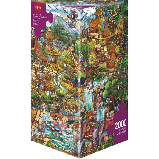 Heye Puzzle Exotic Safari Triangular 2000 pieces