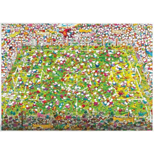 Heye puzzle triangle puzzle Crazy World Cup, Mordillo, 4000 pièces