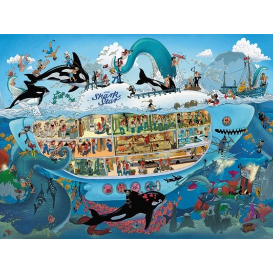 Heye Puzzle Sous-marin Fun Triangulaire 1500 pièces