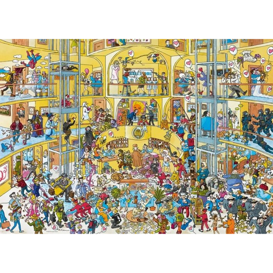 Heye Puzzle Hotel Life Triangulaire 1000 pièces