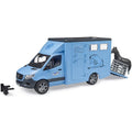 Bruder Mercedes Benz Sprinter Tiertransporter mit Pferd – Produktbild 1