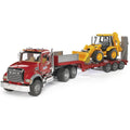 Bruder Mack Granite LKW mit Tieflader & JBC Baggerlader – Produktbild 1