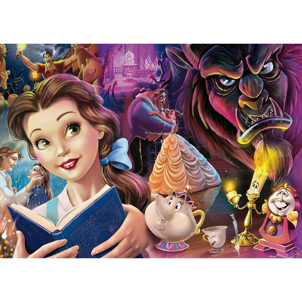 Puzzle Belle, die Disney Prinzessin, 1000 Teile